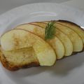 まほじょ's cooksnap of when they made ＊カリカリ美味しい♪りんごトースト＊.