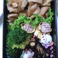 noraまめ太's cooksnap of when they made 『三匹の子豚』なゆで卵　簡単キャラ弁に.