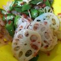 ☆★☆ひー☆★☆'s cooksnap of when they made レンコンとオクラの梅サラダ.