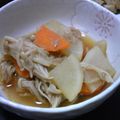 ぱんだにゃん's cooksnap of when they made 冷蔵庫のお掃除♪　ダイコン＆ベーコン.