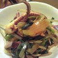 柳さき's cooksnap of when they made ご飯がすすむ！イカと野菜のキムチ炒め.