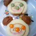 ゆいちん5's cooksnap of when they made 市販品を使って簡単リラックマ♪.