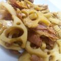 うえちゃみ's cooksnap of when they made レンコンとベーコンのきんぴら♪.
