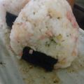 まな竜's cooksnap of when they made ハムのりおにぎり.
