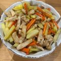 ママメイン！時々子供's cooksnap of when they made 鶏むね肉で「塩鶏じゃが」.