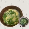 yu🐓's cooksnap of when they made 香り良し♡春菊と卵の中華スープ.