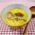 在宅勤務のおじさん's cooksnap of when they made かぼちゃとベーコンのバターミルクスープ.