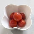 はるいろいちご's cooksnap of when they made ☆プチトマトの簡単湯むき☆.