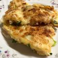 chocoraママ's cooksnap of when they made 超簡単♡長芋とベーコンのチーズチヂミ.