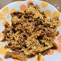 あきもみじ's cooksnap of when they made お弁当に☆牛肉とシメジのしぐれ煮.