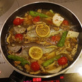 きょこすけ's cooksnap of when they made 簡単、いさきのアクアパッツァ.