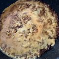 みるく1108's cooksnap of when they made ごはんがすすむ!!甘辛ミンチの卵とじ.