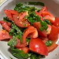 竹富島で会いましょう's cooksnap of when they made 混ぜるだけ簡単◎トマトと大葉のマリネ.