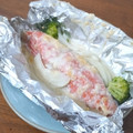 ペキのリリー's cooksnap of when they made 簡単 鮭の 味噌マヨホイル蒸し.