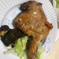 ✩bagi✩'s cooksnap of when they made 骨付き鶏もも肉ガーリック♪オーブンで簡単.
