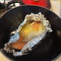 mshangover's cooksnap of when they made 簡単♪鮭と舞茸のホイル焼き.