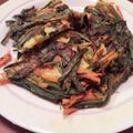 umizarusuki's cooksnap of when they made Simpleチヂミ(ニラ＆人参).