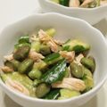 ぷーこさん's cooksnap of when they made 枝豆とたたき胡瓜の甘辛サラダ.