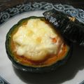 たなか家's cooksnap of when they made ミニかぼちゃの丸ごとグラタン.
