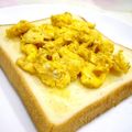 __puririn's cooksnap of when they made 簡単ふわふわ卵トースト.