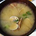 しおとこしょう's cooksnap of when they made 昆布だしが利いた♪あさりの味噌汁.