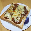 piro55's cooksnap of when they made カレーチーズトースト.