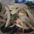 Uttipal's cooksnap of when they made もやしと油揚げの炒め物.