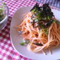 akatantaro's cooksnap of when they made 混ぜるだけ！！明太子パスタ.