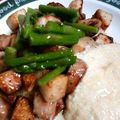 羽尼うに's cooksnap of when they made 長芋のＷサイコロステーキ♪辛子醤油味.