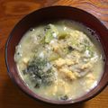 Ruriluru's cooksnap of when they made あおさと卵の味噌汁.