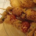 cocoりえ's cooksnap of when they made オクラとプチトマトのフライ.