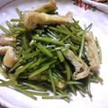 Haru Haru's cooksnap of when they made さつま芋のつると油揚げの炒め煮♪.