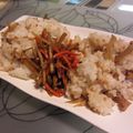 ☆ちょこちき☆'s cooksnap of when they made ＊ゴボウとひき肉の混ぜご飯＊.