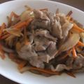 きらり流れ星's cooksnap of when they made ✿冷蔵庫にある物でプルコギすき焼き風✿.