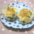 yamita's cooksnap of when they made カルシウムたっぷり✿いりじゃこお焼き.