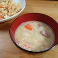 Nekozame's cooksnap of when they made ダシダで本格スープ♪.