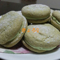 きょろＱ's cooksnap of when they made 抹茶と黒豆の和風ブッセ。.