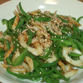 drive's cooksnap of when they made ちくわとピーマンの炒め物.