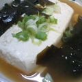 ユーロン's cooksnap of when they made わかめ入り煮やっこ.