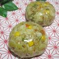 ayureo's cooksnap of when they made カレー風味おにぎり☆シャキシャキ☆””.