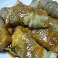 八十吉's cooksnap of when they made 厚揚げ豆腐の肉巻き.