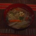yutan0120's cooksnap of when they made 餃子の種☆野菜たっぷり肉団子スープ.