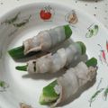 ちあき。's cooksnap of when they made ルクエでオクラの豚バラ巻き！.