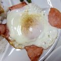 zakkiiM's cooksnap of when they made 万事OKなハムエッグ.