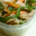 熊人すみこ's cooksnap of when they made 人参＆ピーマンのみそチーズきんぴら.