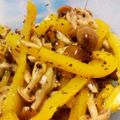 IPPON's cooksnap of when they made しめじとパプリカのイタリアンな和え物.