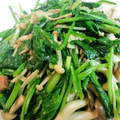 ちなっぺもみたん's cooksnap of when they made きのことほうれん草のバターソテー♪.