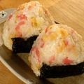 きっかママ's cooksnap of when they made 紅しょうが入り！揚げ玉だけ♪天むす風おに.