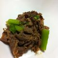 ponsyuke♪'s cooksnap of when they made 牛とセロリのレモン焼肉.