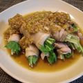 ぴーやん。's cooksnap of when they made 水菜の豚肉巻き～ゴマダレ風.